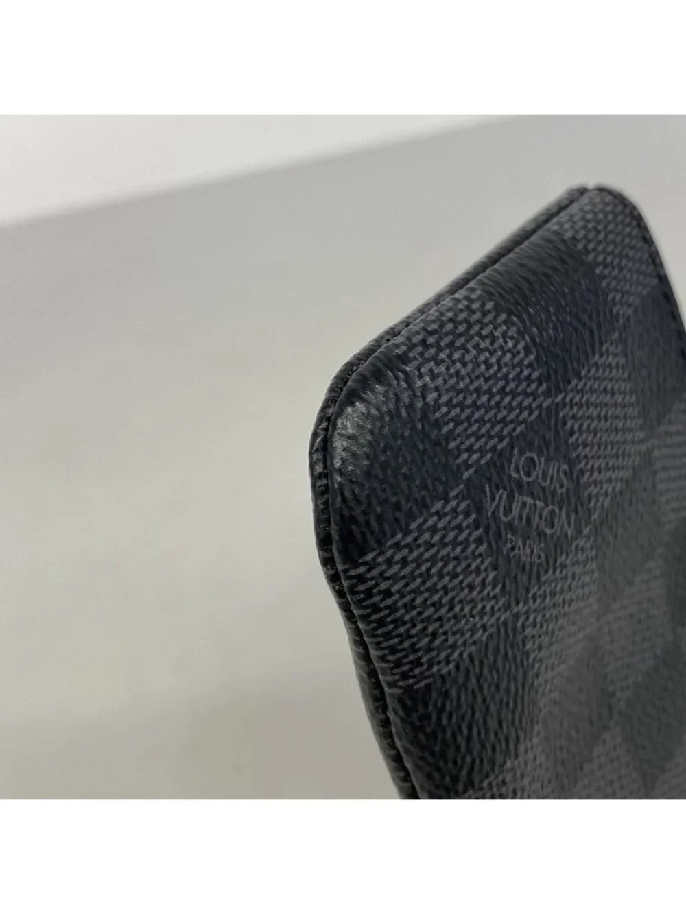 Louis Vuitton Coin Purse Damier Graphite Pochette Cles Black